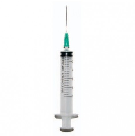 Syringe 3-component 20 ml with a needle (0.8 x 38mm) Luer Slip 