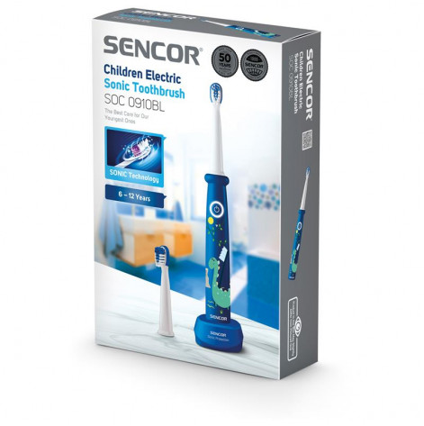 Купить Електрична зубна щітка Sencor SOC0910BL, 6-12 років (SOC0910BL). Изображение №1