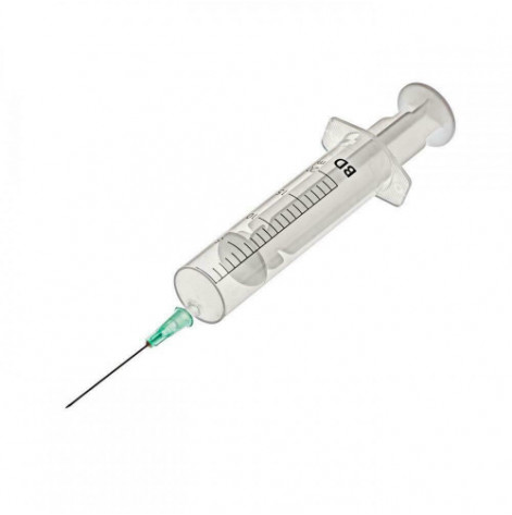 Syringe 5ml 2-piece with needle 0.70 x35(22 G x 1 2/5