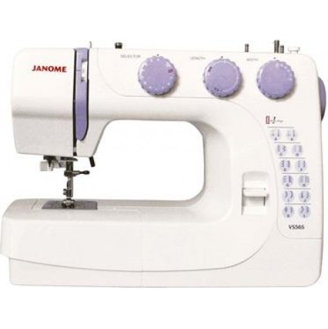 Купить Швейная машина Janome VS56S, электромех., 23 швейных операций, белый (J-VS56S). Изображение №1