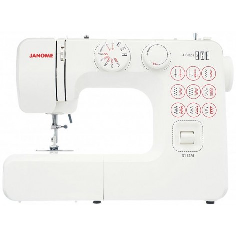 Sewing machine Janome 3112M, electromechanical, 19 sewing operations, 60W