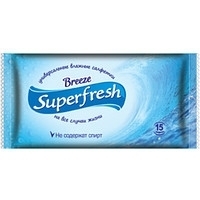 Серветки вологі Super Fresh антибактеріальні №15