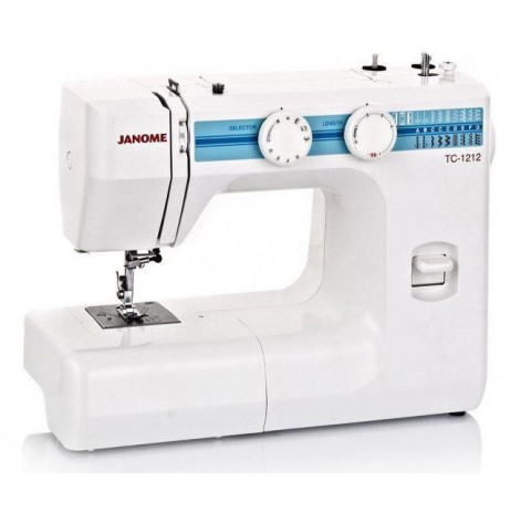 Sewing machine Janome TC-1212, 19 sewing operations, 60 W