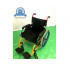 Купить Инвалидная коляска каталка кресло, 43 см сиденье. ТОВАР С ГАРАНТИЕЙ (43-64-UAC-SKL). Изображение №1