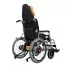 Folding electric wheelchair MIRID D6035A (modes: electric, active)