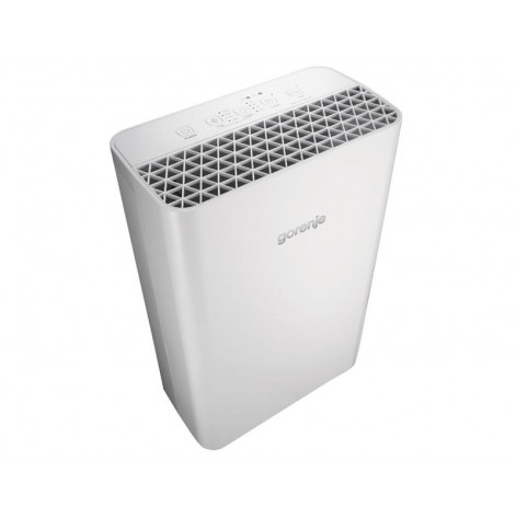 Купить Очиститель воздуха Gorenje OptiAir 203 M, HEPA+угольный фильтр, 20 м2, ионизатор, таймер, белый (OptiAir203M). Изображение №1
