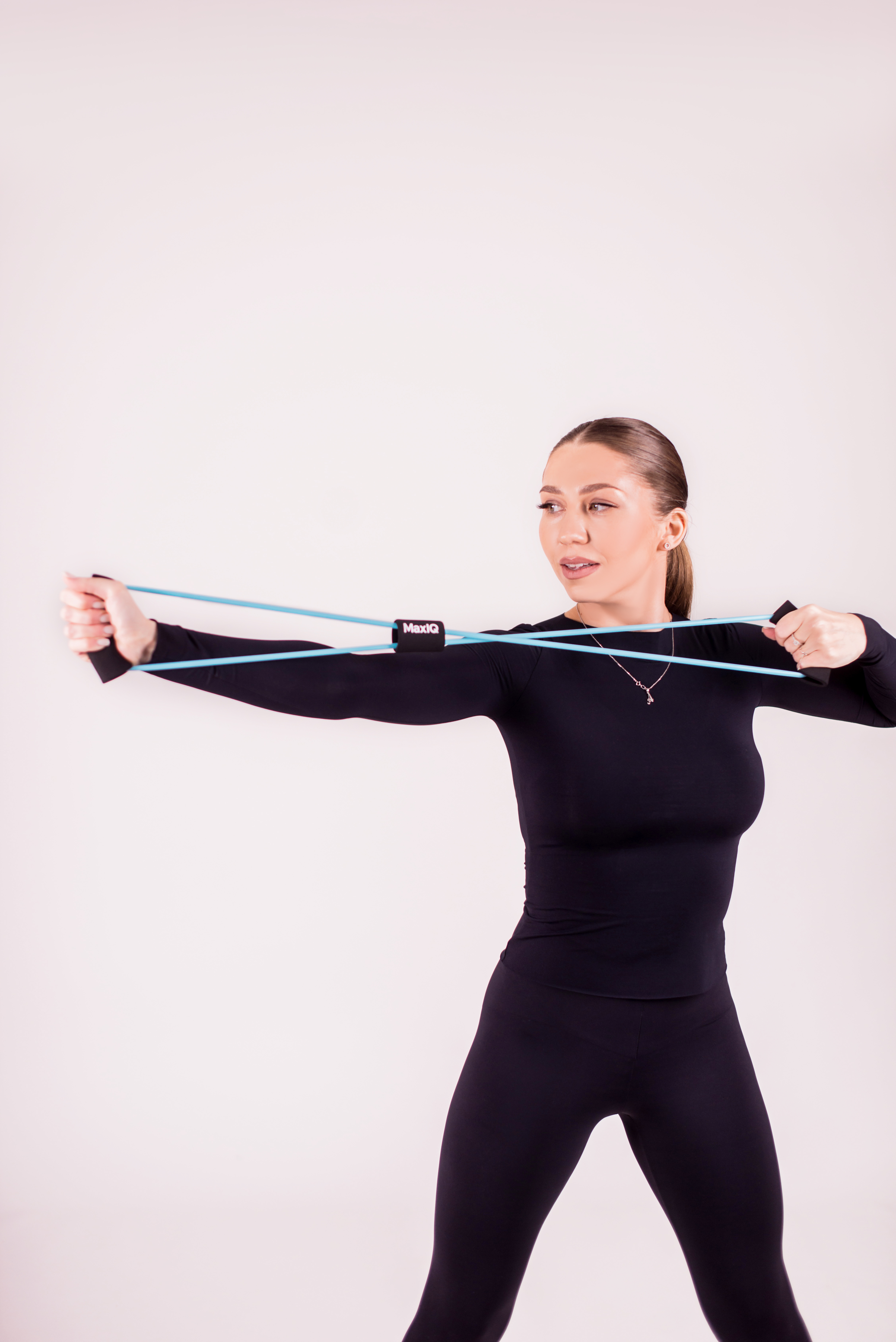 Еспандер трубчастий вісімка, рівень опору 2 MaxIQ-MD1301 (MaxIQ-MD1301-2)