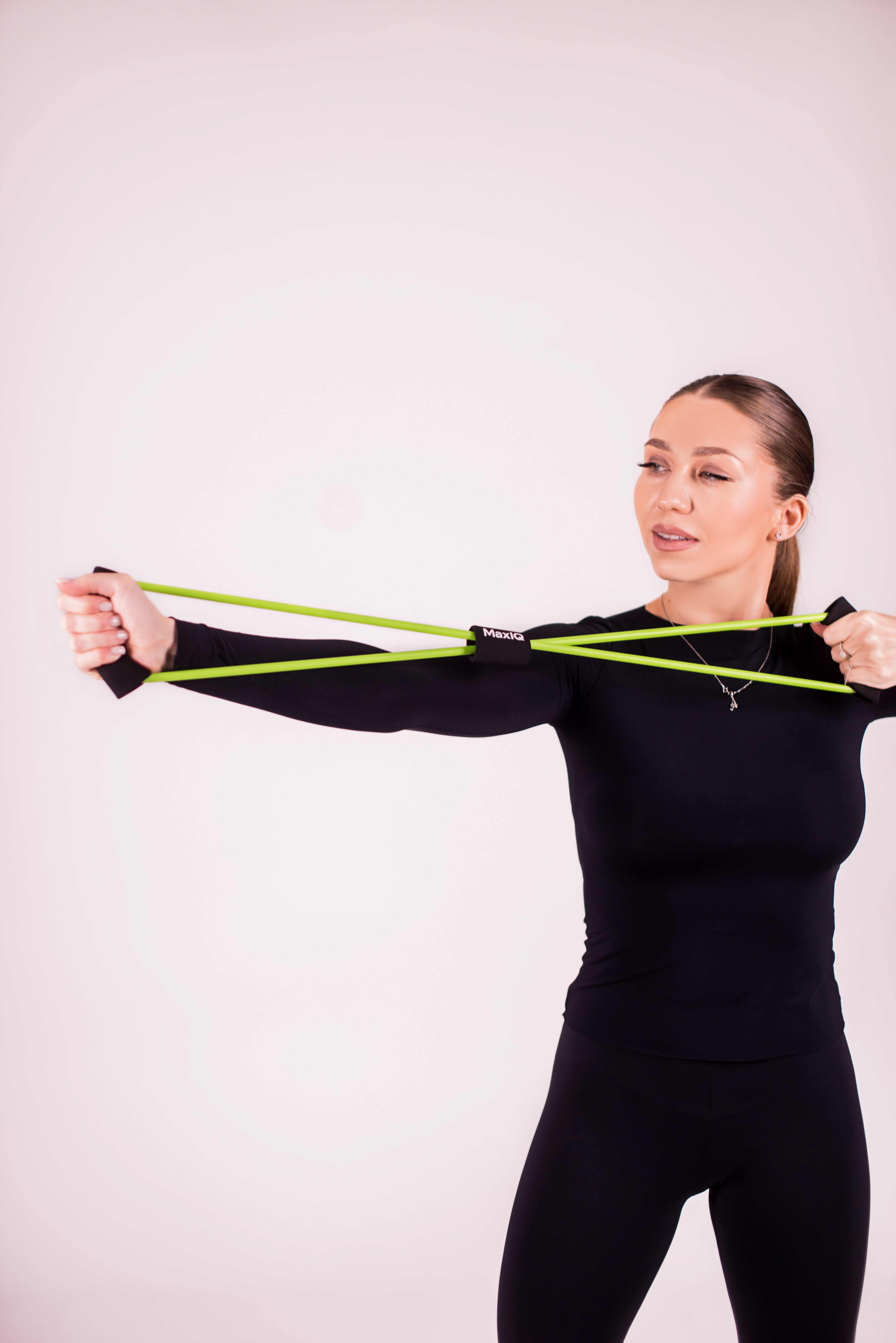 Еспандер трубчастий вісімка, рівень опору 1 MaxIQ-MD1301 (MaxIQ-MD1301)