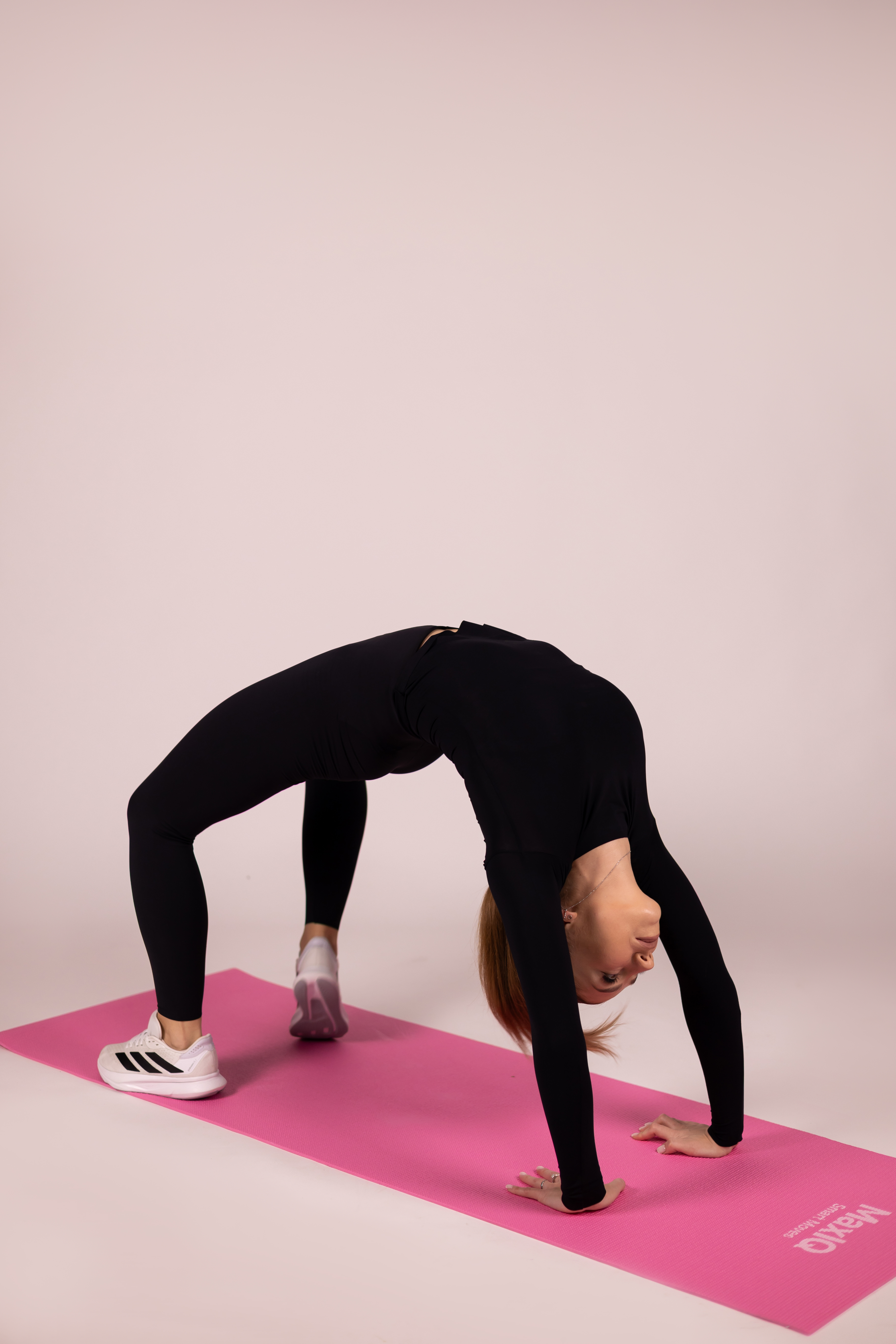 Килимок для фітнесу та йоги рожевий MaxIQ-MD9010 (MaxIQ-MD9010Р)